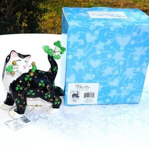 Whimsi Clay Cat Fancy Felines "Molly #13030 NIB